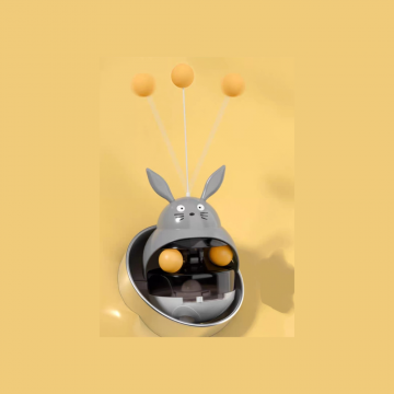 Dooee Toy Interactive Tumbler Feeder Rabbit